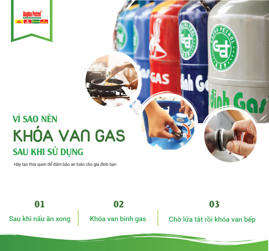 Khóa van gas