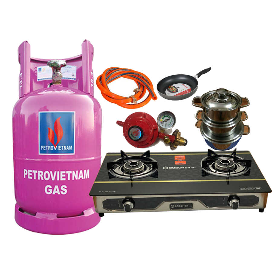 Bộ bình bếp gas đôi